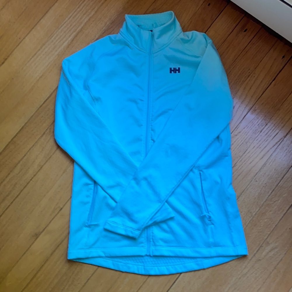 Helly Hansen Women's Light Blue Full-Zip Fleece Jacket